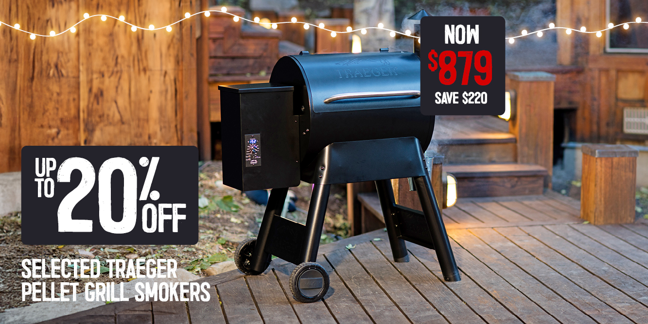 Up To 20% Off Selected Traeger Pellet Grill Smokers | Shop Now
